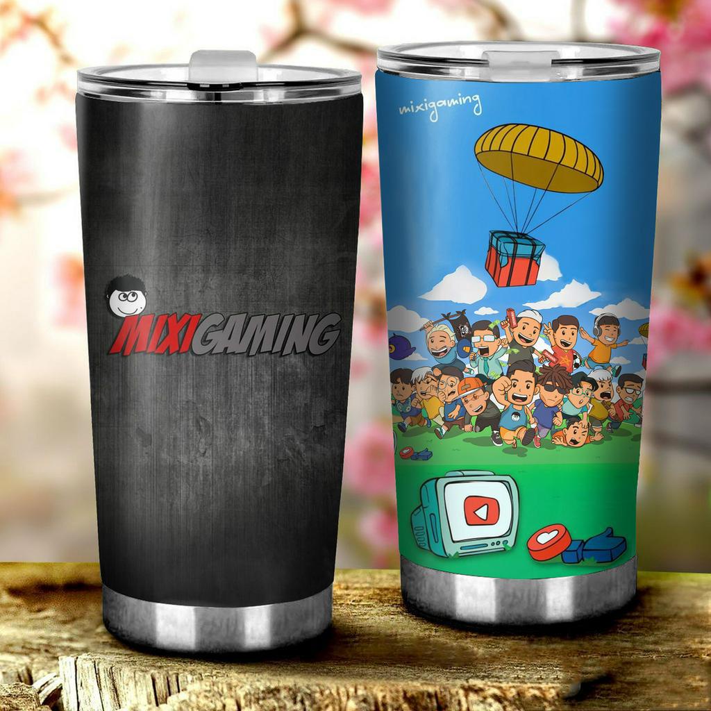 Cốc Giữ Nhiệt in hình Độ Mixi, MixiGaming theo yêu cầu dung tích 600ml chất liệu INOX cao cấp Tặng kèm ống hút Inox