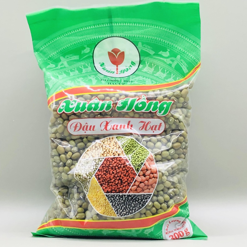 Combo 2 gói Đậu xanh hạt đậu xanh nguyên hạt đỗ xanh Xuân Hồng 500g
