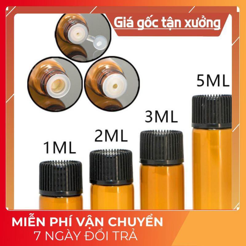 [Sỉ 2.3k] Lọ thủy tinh nắp vặn nhỏ giọt / lọ chiết thủy tinh / lọ tinh dầu