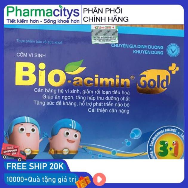 [Freeship] Cốm vi sinh Bio-acimin Gold tiêu hóa khỏe - trẻ ăn ngon, cải thiện biếng ăn suy dinh dưỡng - Phan An CN23