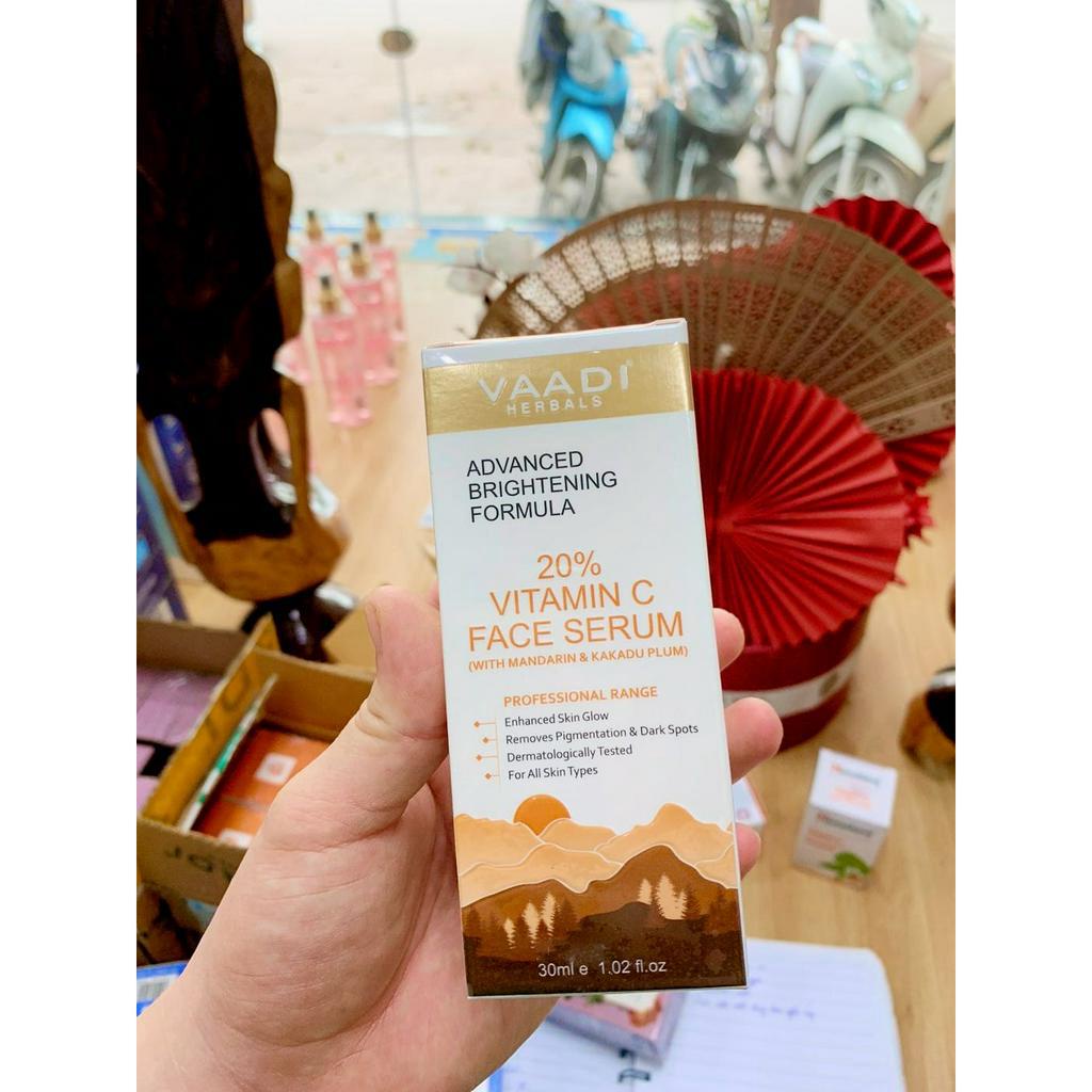 Tinh chất dưỡng sáng và chống lão hóa da cao cấp Vaadi 20% Vitamin C Face Serum 30ml