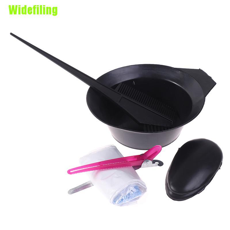 Bộ 8 Dụng Cụ Nhuộm Tóc Bao Gồm Bát / Găng Tay / Lược / Cọ / Nón Làm Việc Tiện Dụng