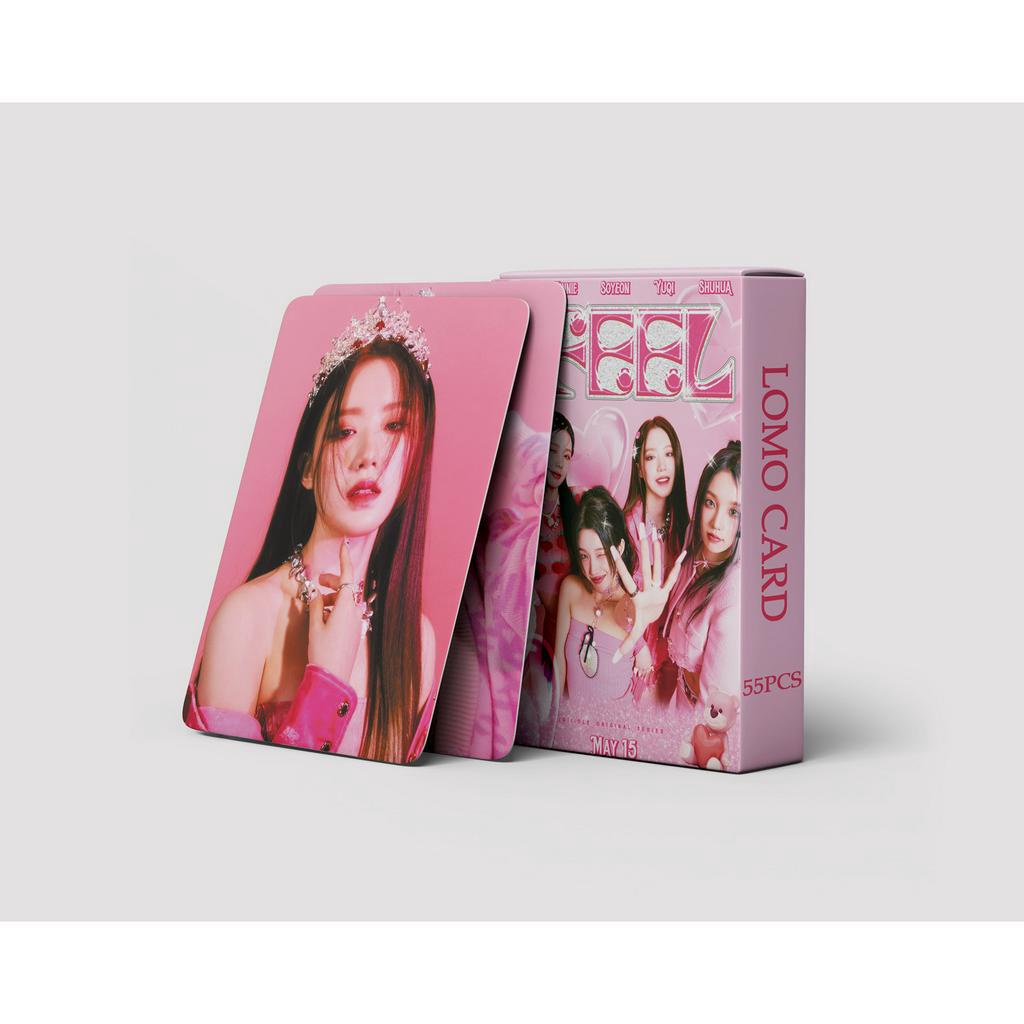 54 Lomo Card bo góc (G)I-DLE I feel GIDLE cửa hàng kpop Gumihoo