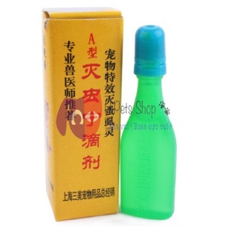 Nhỏ rận cho chó mèo