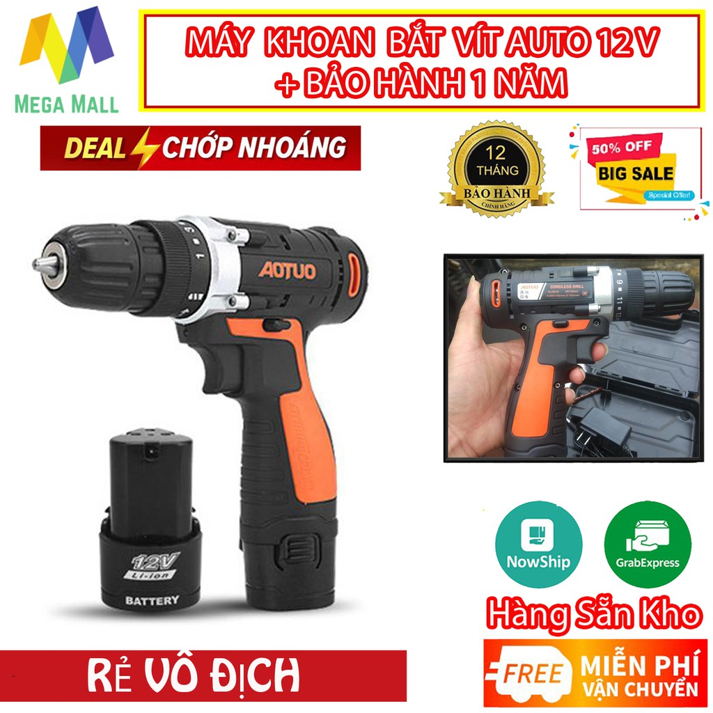 💥BẢO HÀNH 12 THÁNG💥 Máy khoan bắt vít không dây 12V HÀNG CHÍNH HÃNG💥SIÊU HOT💥