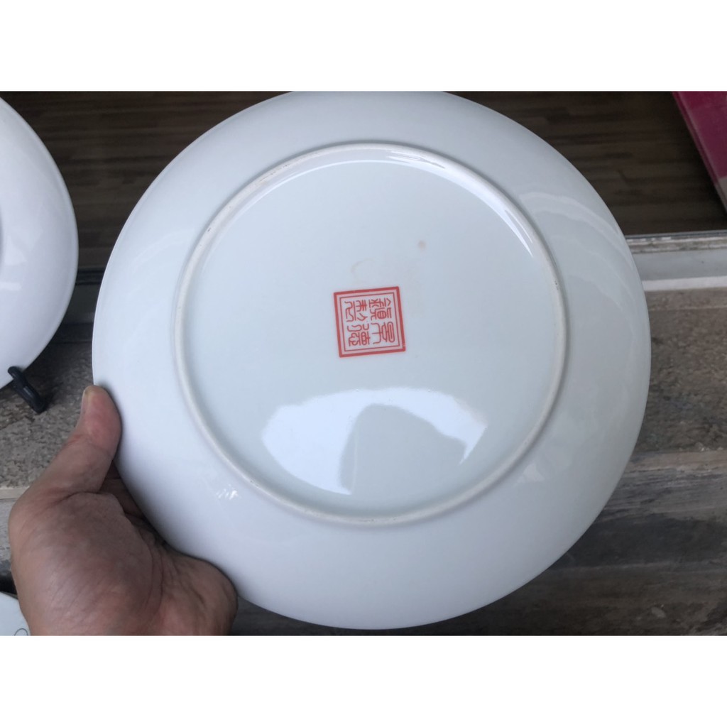 Đĩa tranh sứ Giang Tây - đồ trang trí phòng khách - series 02