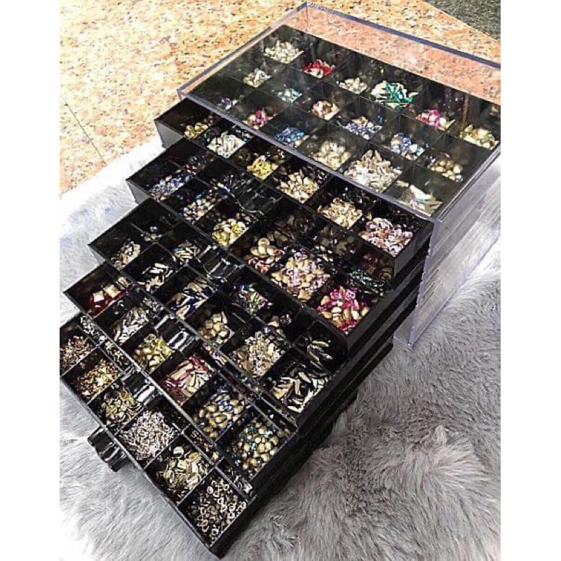 Khay mica cao cấp 5 tầng - 120 ô