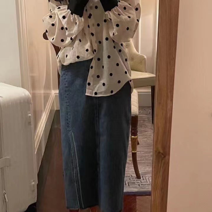 Hàng Mới Về Áo Sơ Mi Dài Tay Dáng Rộng Phong Cách Hàn Quốc Baju Wanita Lengan Panjang Hàng Mới Dành Cho Bạn Nữ