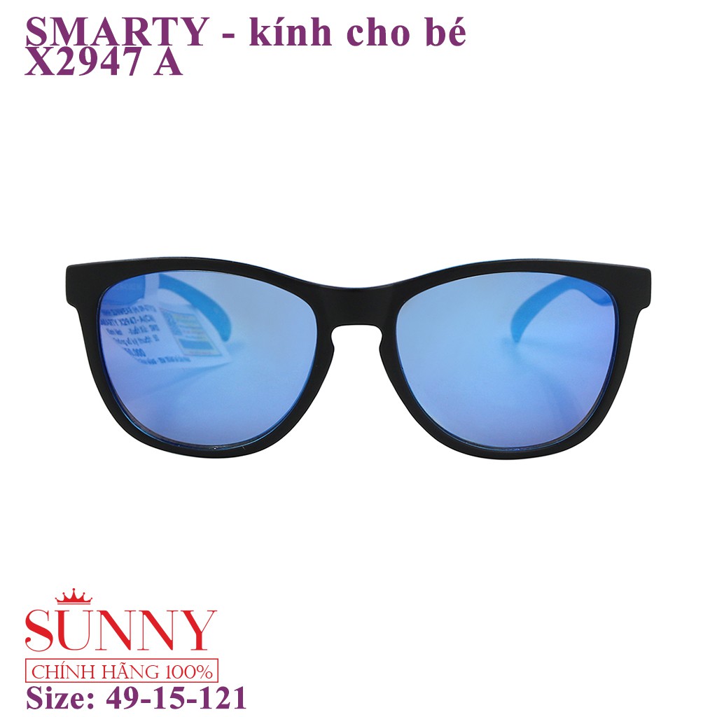 Kính mát nam nữ thời trang Smarty X2947 A chính hãng, bảo hành toàn quốc thiết kế dễ đeo bảo vệ mắt