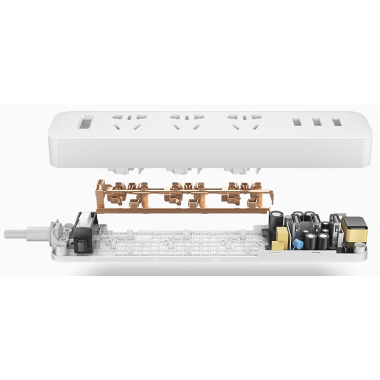 HOẢ TỐC | Ổ Cắm Điện Xiaomi Power Strip 3 USB 3 Outlet | Ổ cắm điện sạc nhanh 18W XIAOMI ZMI CX05 | MIHOMESAIGON