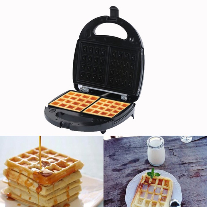 [Mã ELHADEV giảm 4% đơn 300K] Máy làm bánh tổ ong, Nướng bánh waffle khuôn vuông đôi Sokany