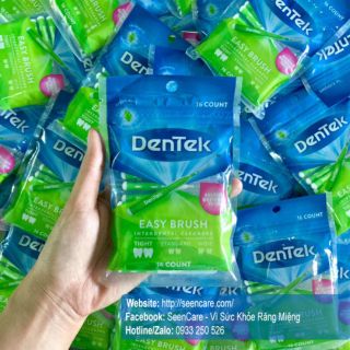 Bàn chải kẽ răng Dentek size nhỏ - hàng USA