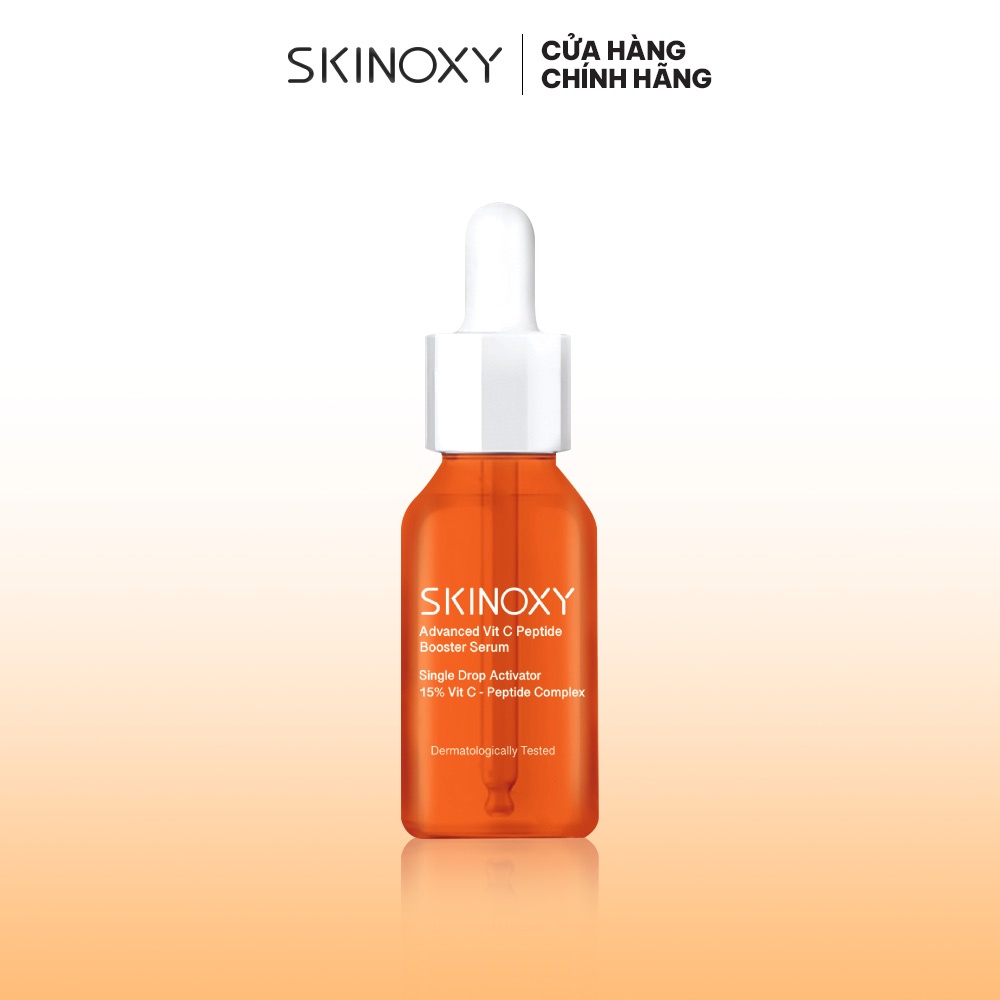 TINH CHẤT DƯỠNG DA SÁNG DA VÀ MỜ THÂM SKINOXY ADVANCED VIT C PEPTIDE BOOSTER SERUM – 9ml