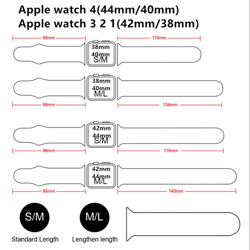 Dây Đeo Thay Thế Cho Đồng Hồ Thông Minh Apple Watch Series 1 / 2 / 3 / 4