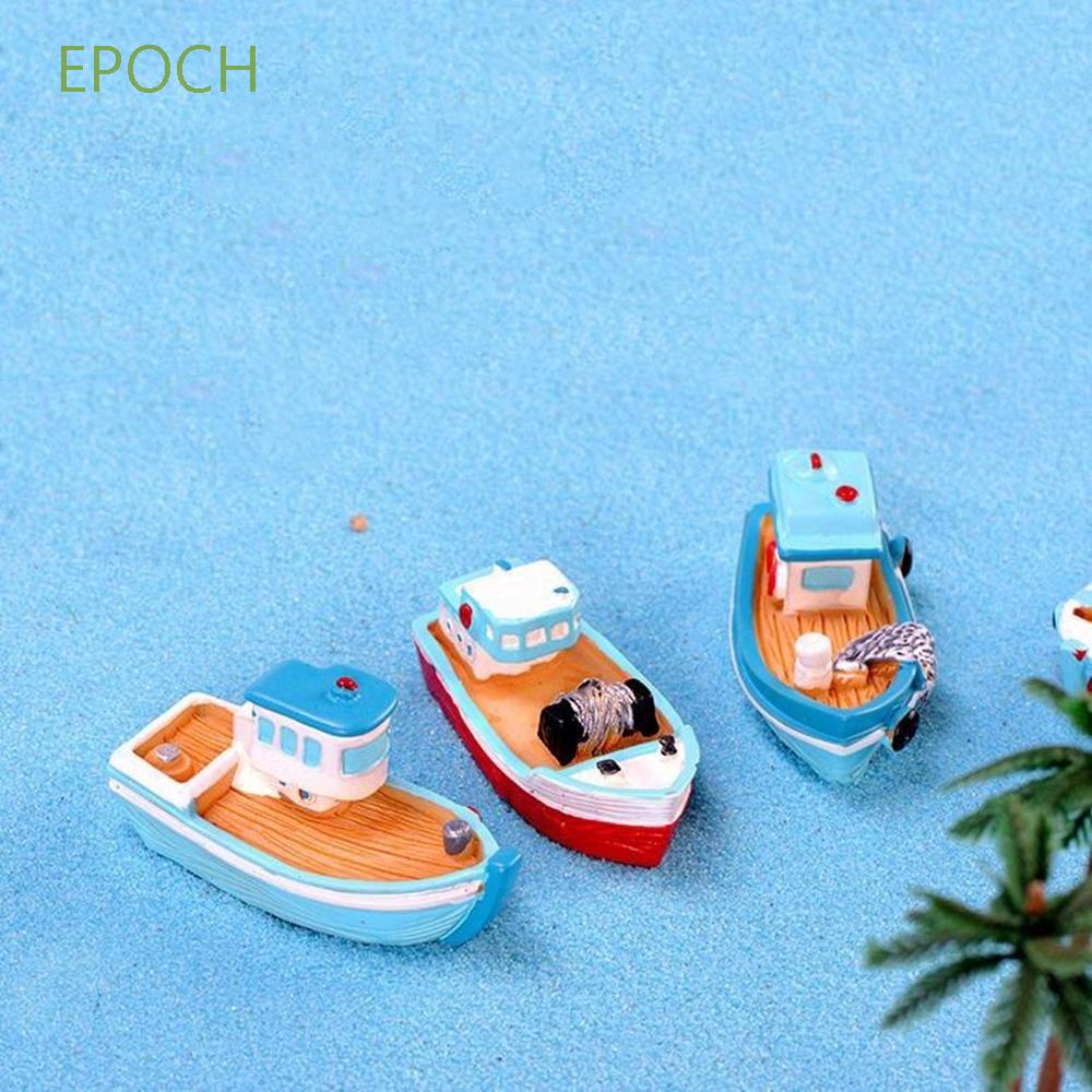 Epoch Đồ trang trí Thuyền Buồm Bằng Nhựa Resin Thủ Công Trang Trí Tiểu Cảnh / Bể Cá / Sân Vườn Diy