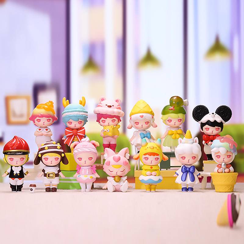 Mô Hình pop mart popmart Thỏ Cung Hoàng Đạo Trung Quốc Dễ Thương Sưu Tầm Hộp Quà Tặng Cho Bé