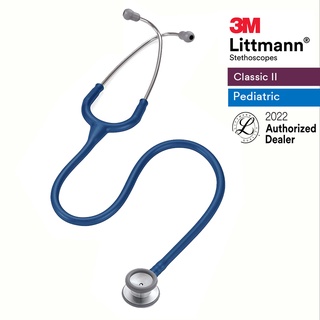 Ống nghe 3M Littmann Classic II Khám Nhi, mặt nghe tiêu chuẩn, dây nghe màu xanh Navy, 2123