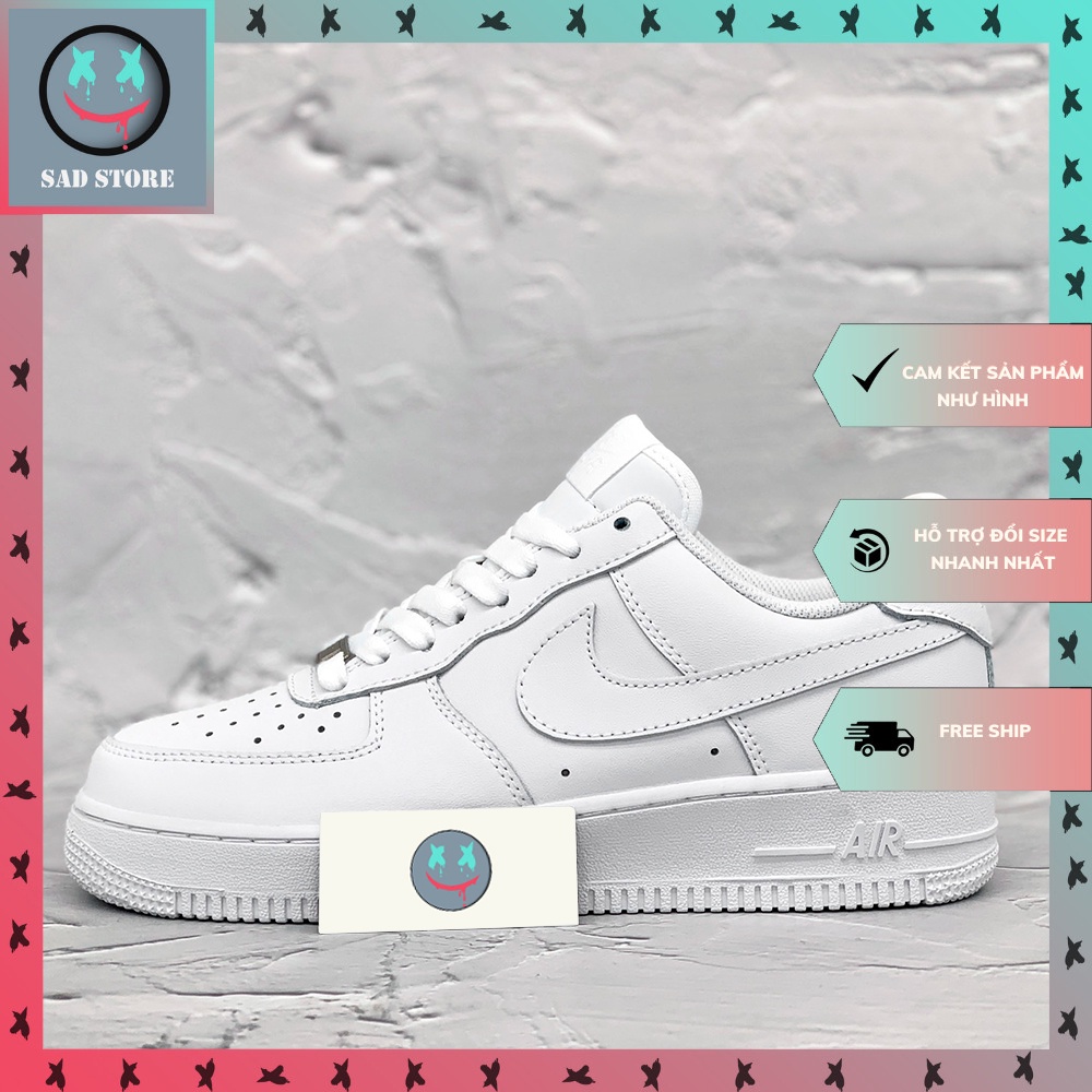 Giày_Nike Trắng Nam Nữ, Giày_Nike Air Force 1 Thể Thao Sneaker Full Box + Bill Free Ship Toàn Quốc | BigBuy360 - bigbuy360.vn
