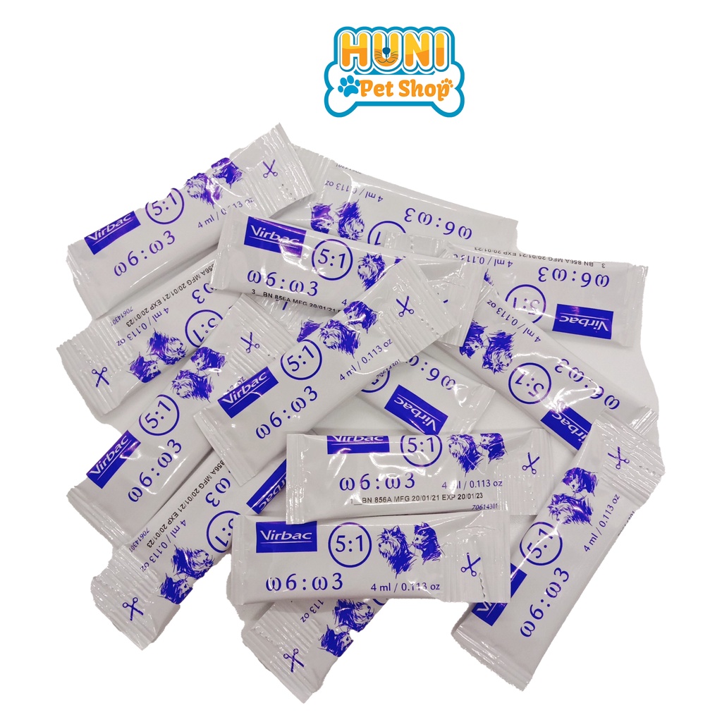 Gel dưỡng lông cho chó Megaderm Virbac gel dinh dưỡng giúp mượt lông, da, hỗ trợ điều trị viêm da giảm ngứa