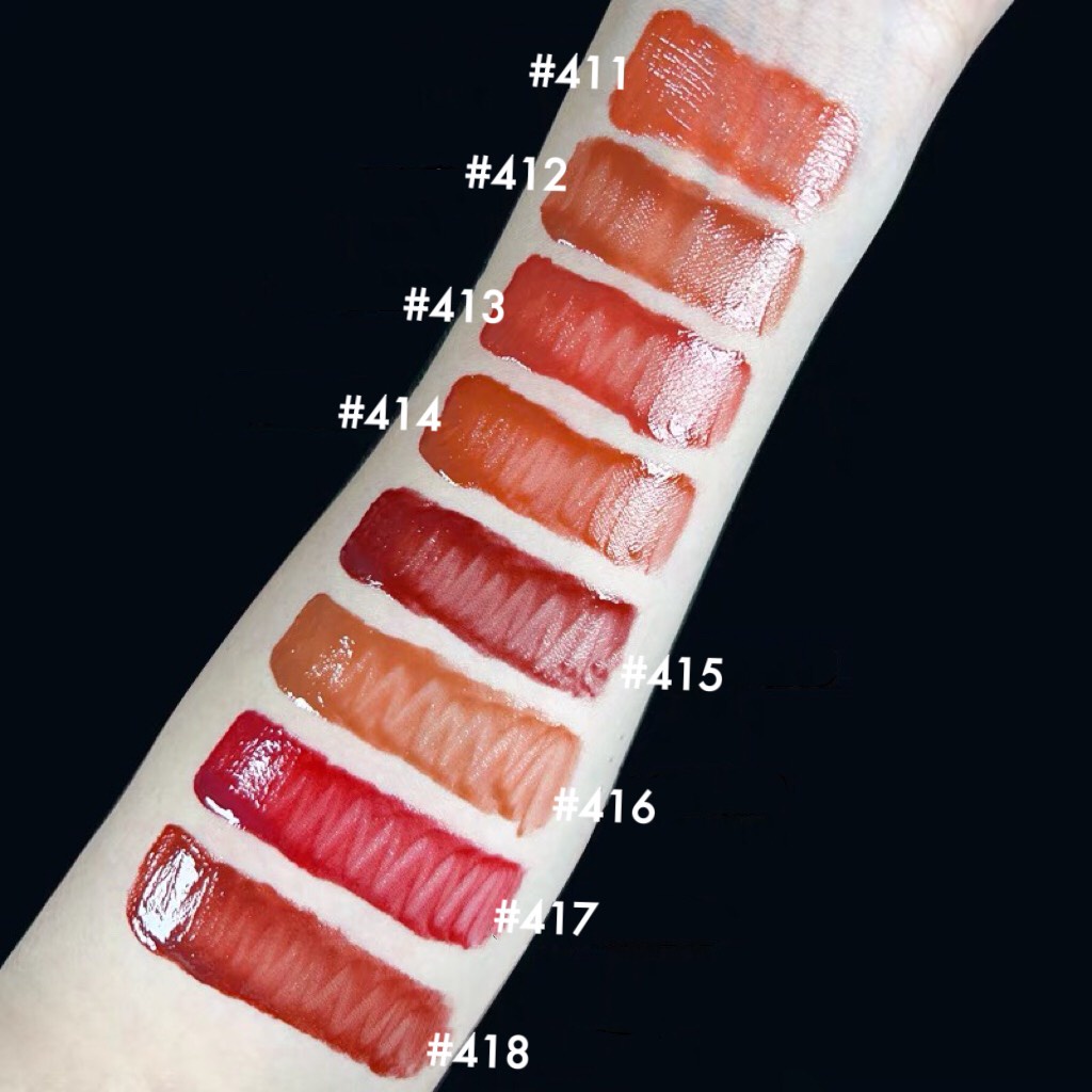 Son kem bóng khắc hoa Gogo Tales mềm môi căng mọng môi Water Light Embossed Lip Glaze Gogotales GT345 GOGO97
