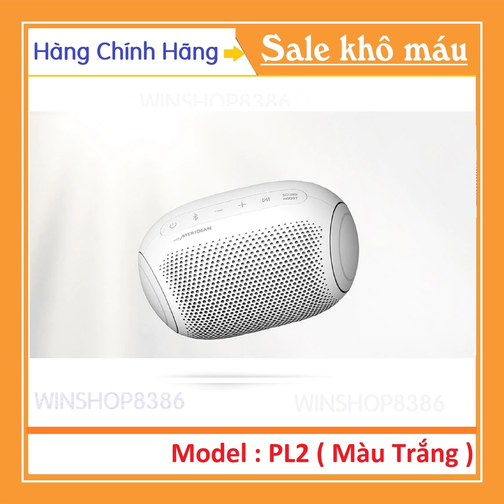 [Mã ELMS4 giảm 7% đơn 500K] Loa Xboom Bluetooth LG PL2 Màu Trắng 100% Chính Hãng