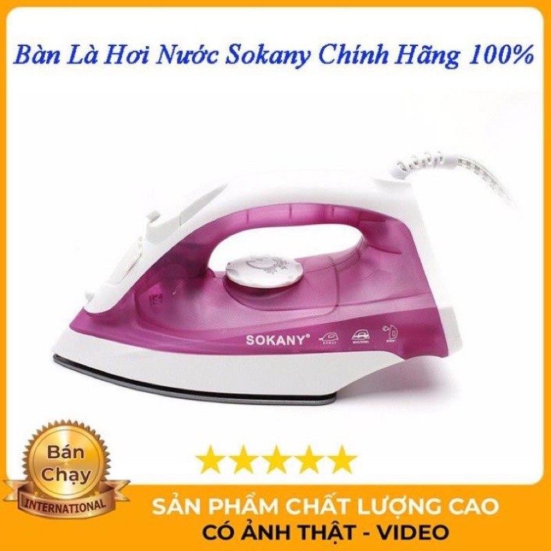 Bàn Ủi Hơi Nước Cầm Tay Sokany