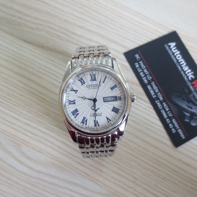 Đồng hồ cơ nam CITIZEN nhật bãi xịn - tự động tích cót khi đeo