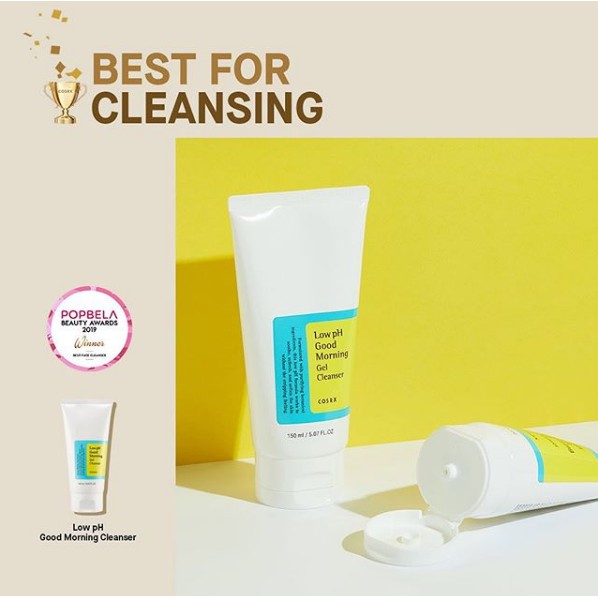 Sữa Rửa Mặt Cosrx Low pH Good Morning Gel Cleanser 150ml Chính Hãng