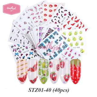 Set Bộ Sticker Dán Trang Trí Móng - Nhóm 2