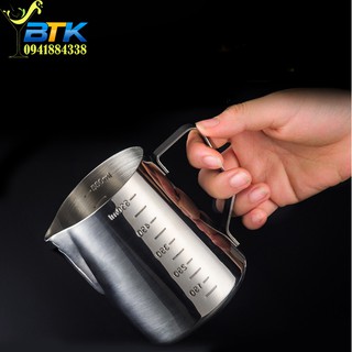 Ca Đánh Sữa Inox304 Có Vạch Chia