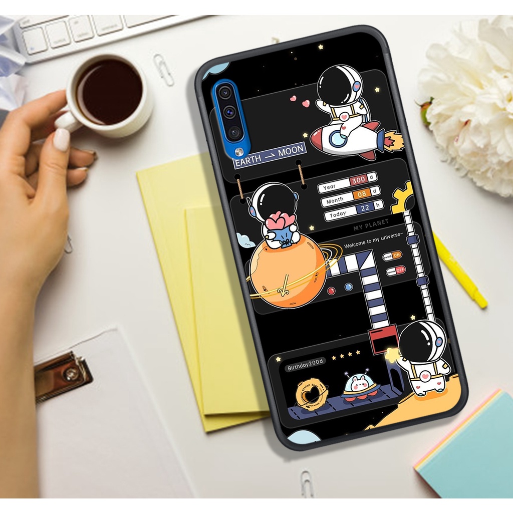 Ốp Lưng SamSung A30S - A50 - A70 , In hình Astronuats Chibi cực đẹp.