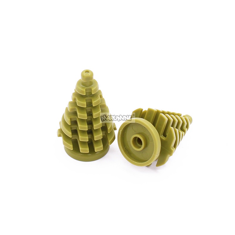 Đồ chơi giáo dục lắp ráp   logo moc combo 2 cây thông nhỏ như hình