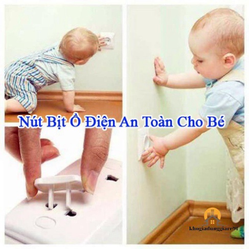 NÚT BỊT Ổ ĐIỆN AN TOÀN CHO BÉ