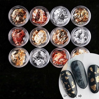 Set Giấy Bạc,Giấy Nhún 4Màu Làm Nail