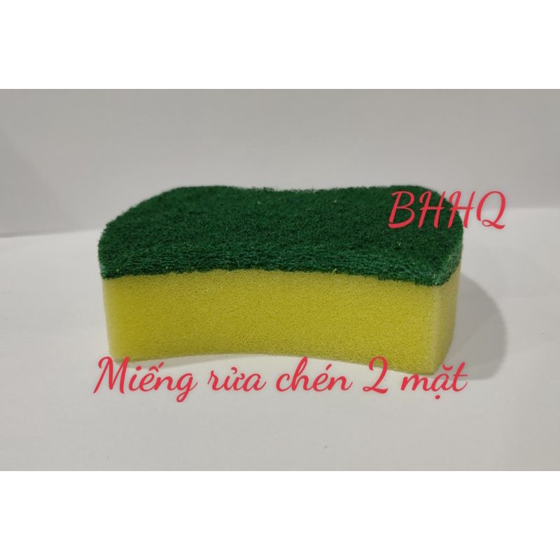 Combo 2 miếng rửa chén bát 2 mặt siêu sạch 3S.