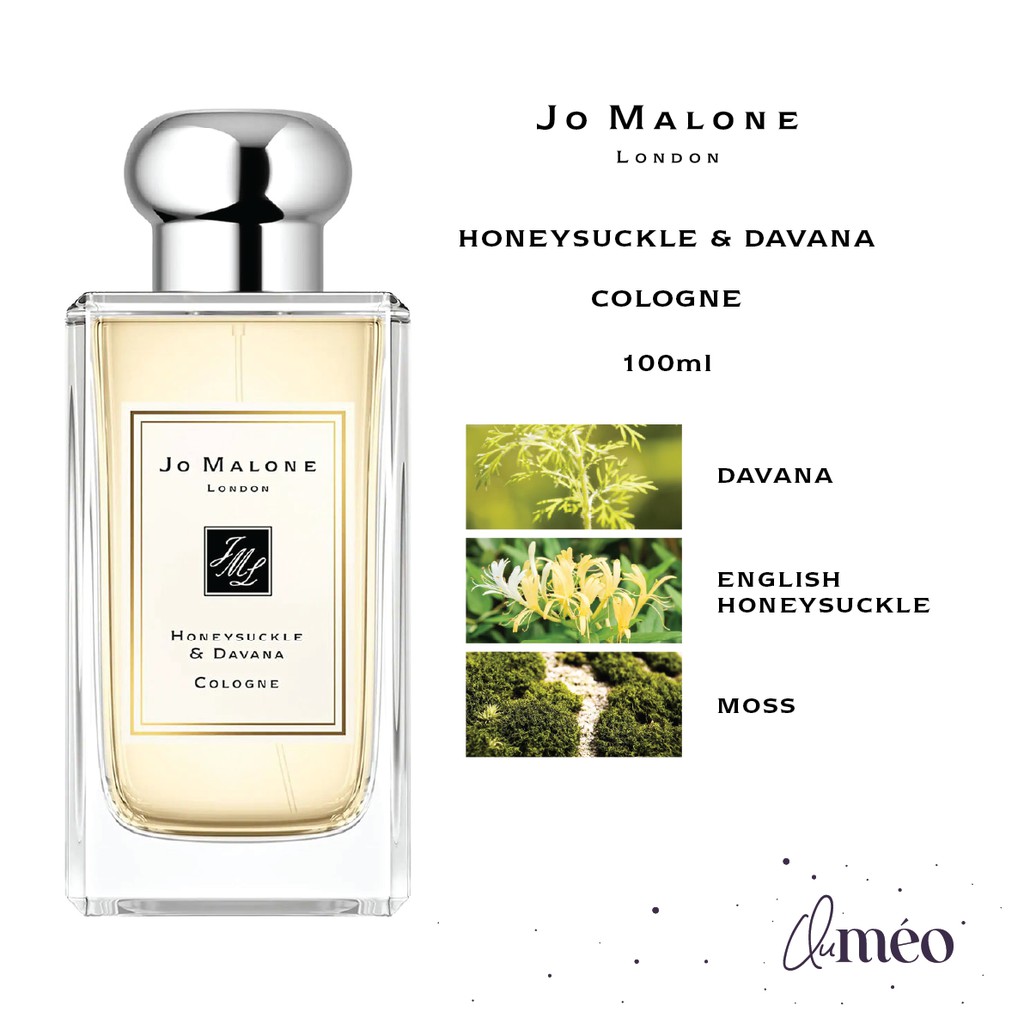 Nước hoa nữ Jo Malone Honeysuckle & Davana 100ml 30ml