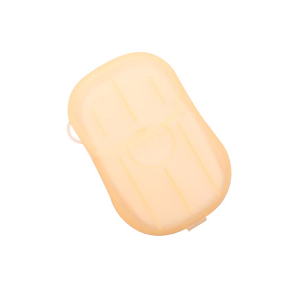 [Hàng mới về] Hộp 20 miếng xà phòng giấy rửa tay tiện dụng cho du lịch