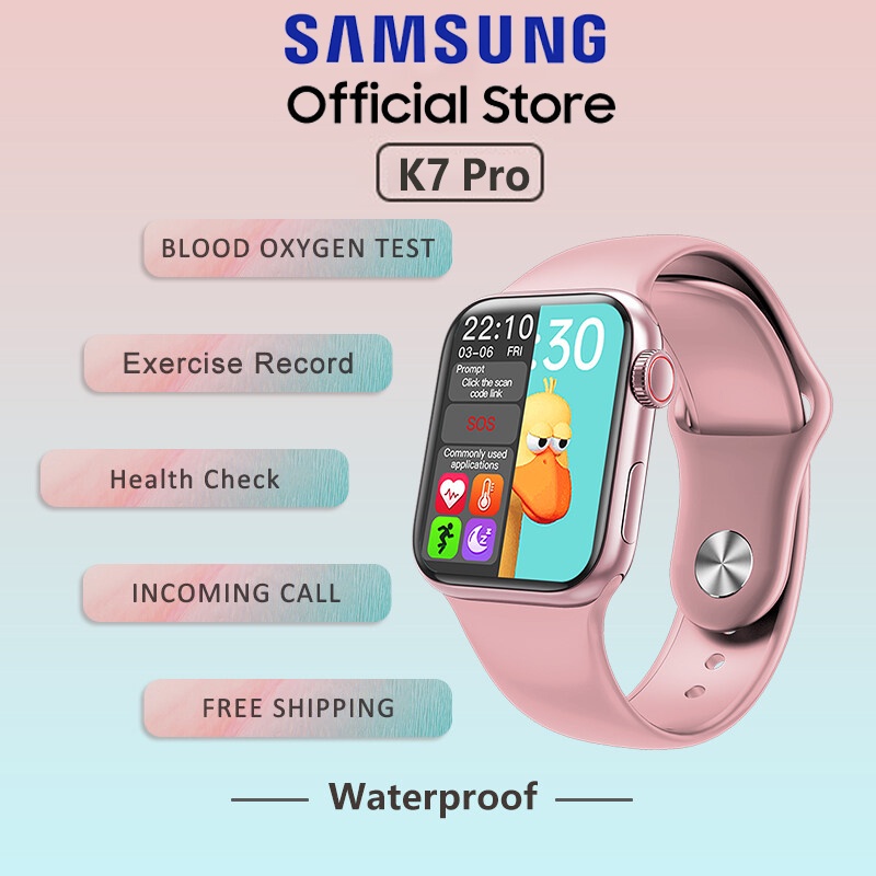 Đồng Hồ Thông Minh Samsung Galaxy K7 Pro Kết Nối Bluetooth Chống Nước Giúp Theo Dõi Giấc Ngủ Nhịp Tim Theo Dõi Sức Khỏe