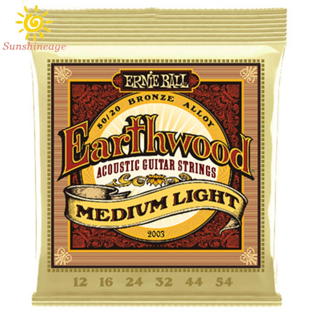 SUNAGE- ~Copper  Zinc Ernie Ball Earthwood Acoustic Guitar Strings  Extra Light Medium Light 1152 WspJUb【SUNAGE-HOT Fashion】
