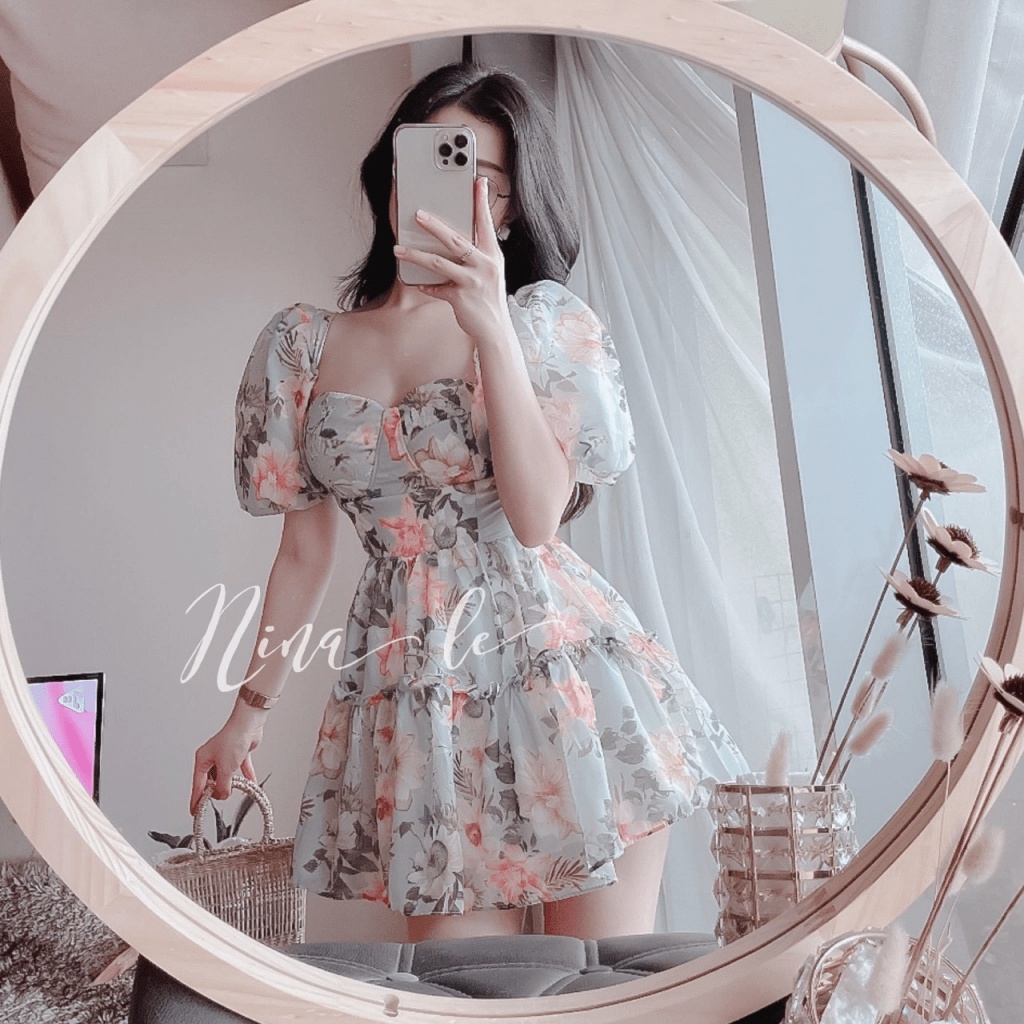 đầm lụa voan công chúa tự tin khoe dáng hhp fashion