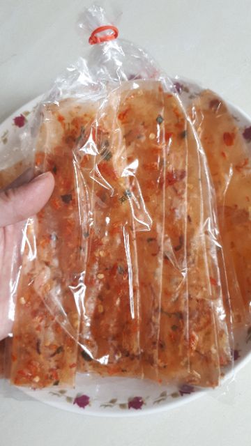 Bánh tráng dẻo tôm cuốn hành phi bịch 6 miếng