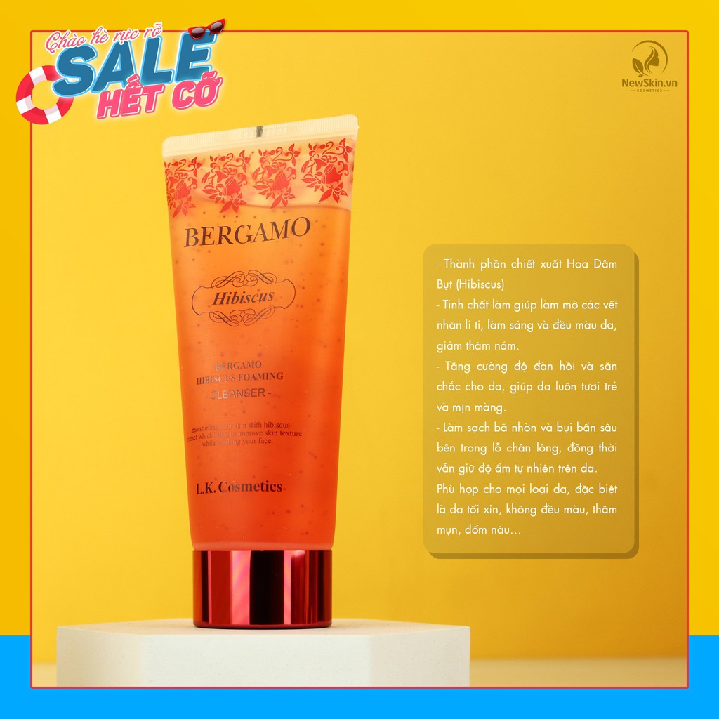 Sữa rửa mặt BERGAMO Foaming Cleanser 150ml