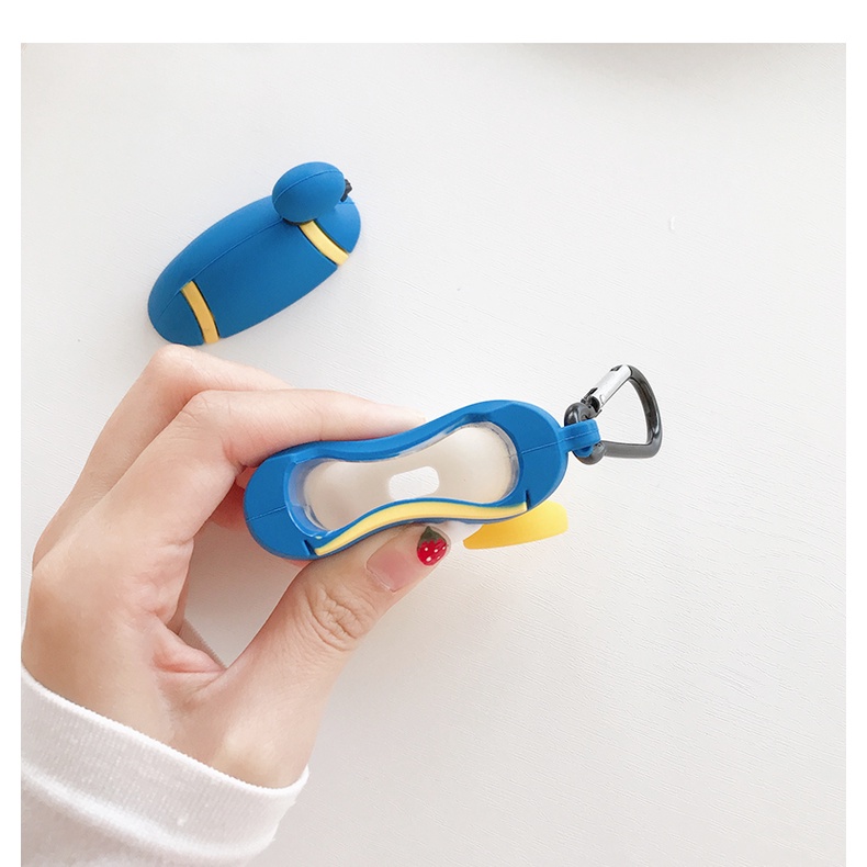 Vỏ Bảo Vệ Hộp Sạc Tai Nghe compatible AirPods Pro compatible AirPods 2/Pro/ compatible AirPods2 Bằng TPU Họa Tiết Hoạt Hình Vịt Donald Daisy Dễ Thương