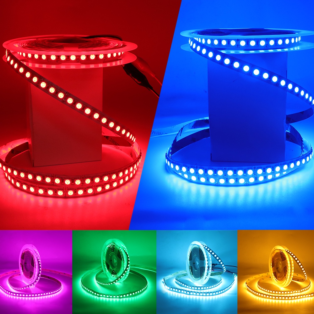 Thanh Điều Khiển Đèn LED Hồng Ngoại 5M 24 Phím Không Dây 5-12v Cho 5050 3528 5054