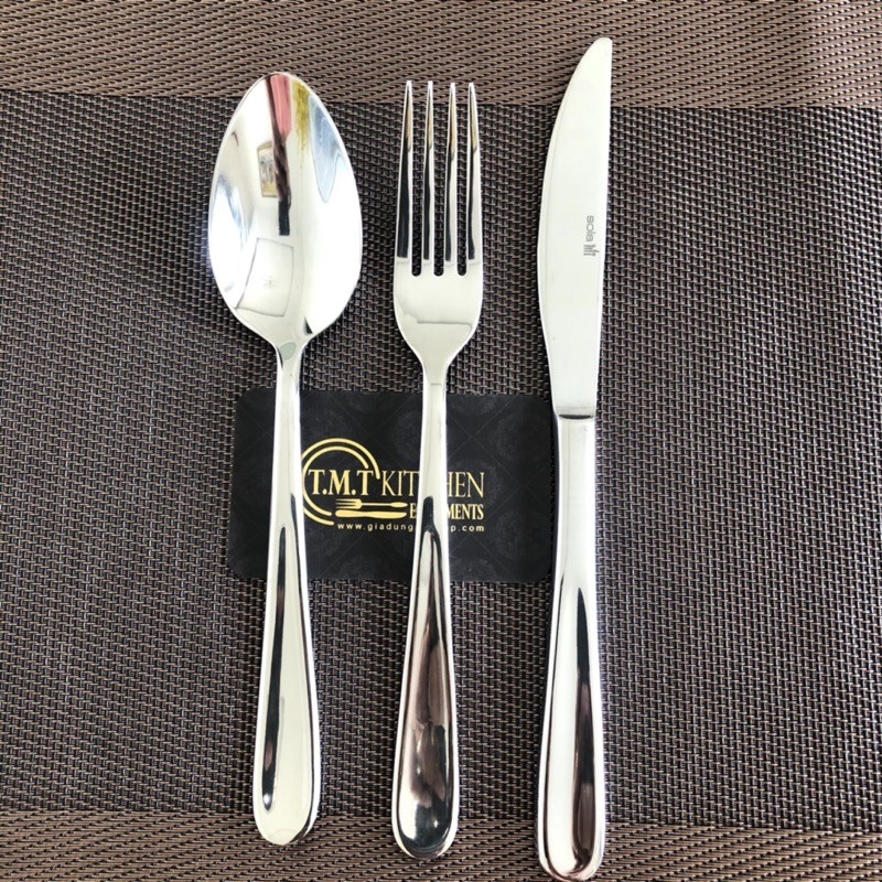 Combo 3 Dao muỗng nĩa ăn SOLA Cutlery Switzerland Inox 304 nguyên chất Thuỵ Sỹ Cao Cấp