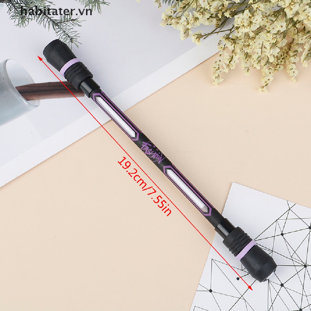 Bút Mực Gel Xoay Có Đèn Flash Màu Ngẫu Nhiên Cho Học Sinh
