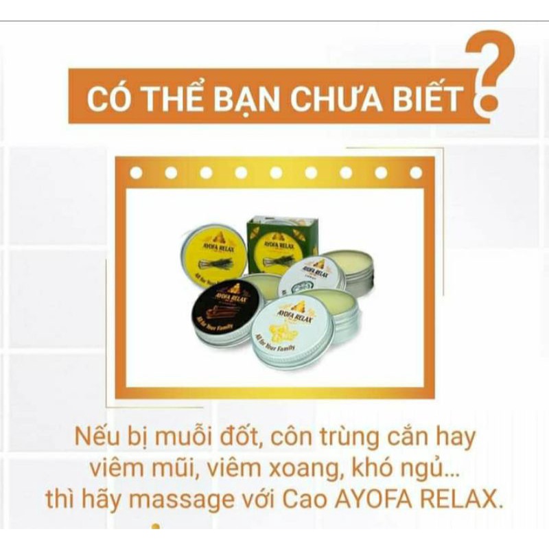 Cao Ayofa Relax 20g