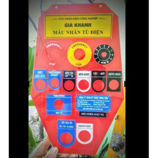 Tem nhãn tủ điện