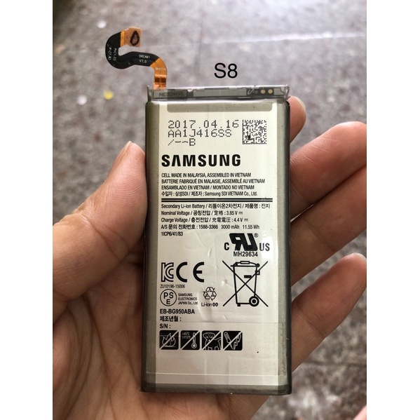 Pin samsung galasy S8 EB-BG950ABA dung lượng pin 3000mah