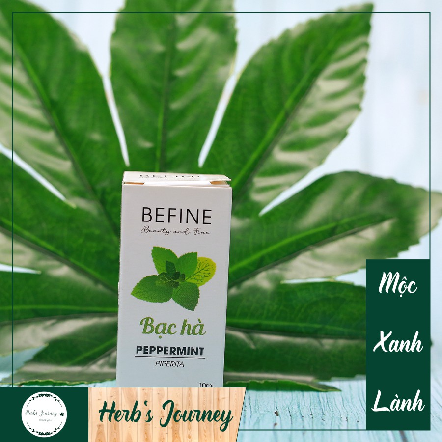 Tinh dầu bạc hà cao cấp - BEFINE - Tinh dầu tự nhiên nguyên chất - Thông mũi, giảm ngạt, thơm phòng